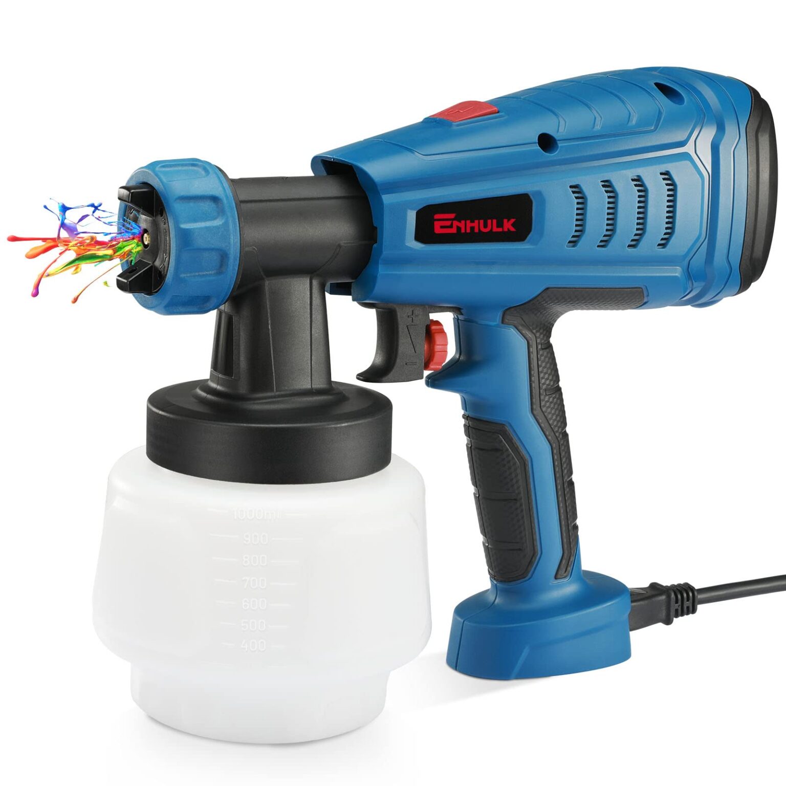 Enhulk Paint Sprayer Review Hvlp Electric Spray Gun 2023 Best Airless Paint Sprayer