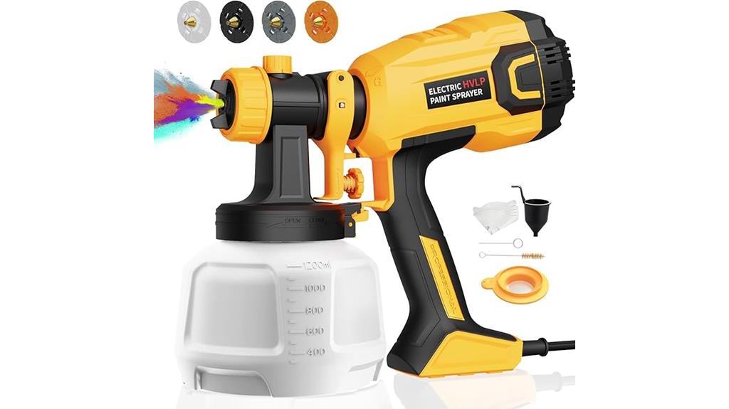 700w hvlp electric paint gun