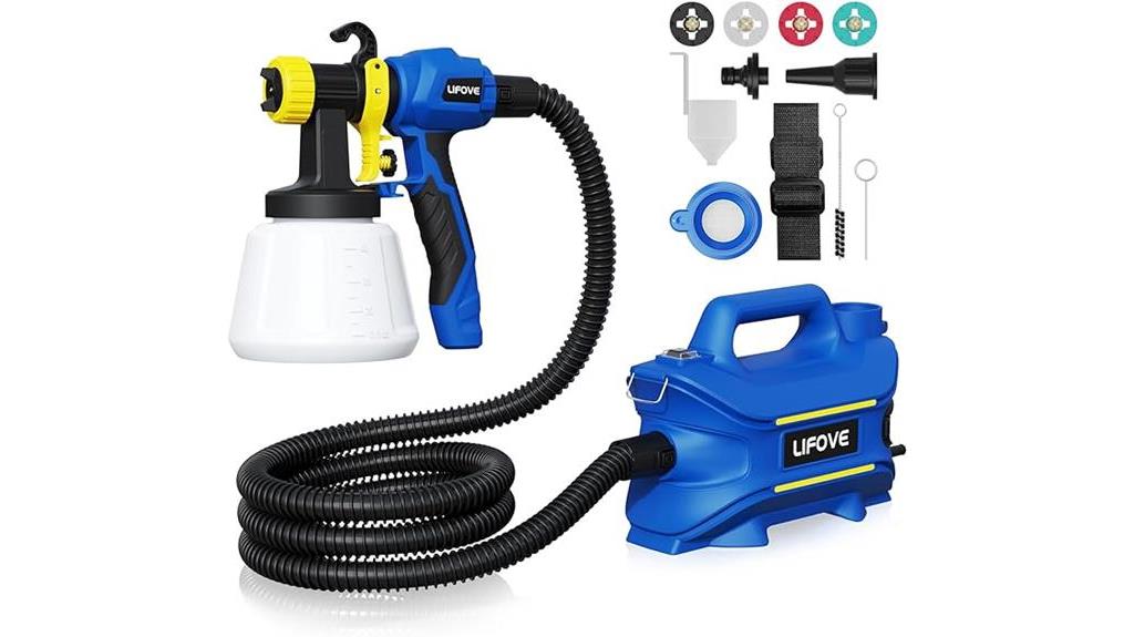 800w hvlp electric paint sprayer