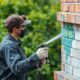 airless sprayer brick painting techniques