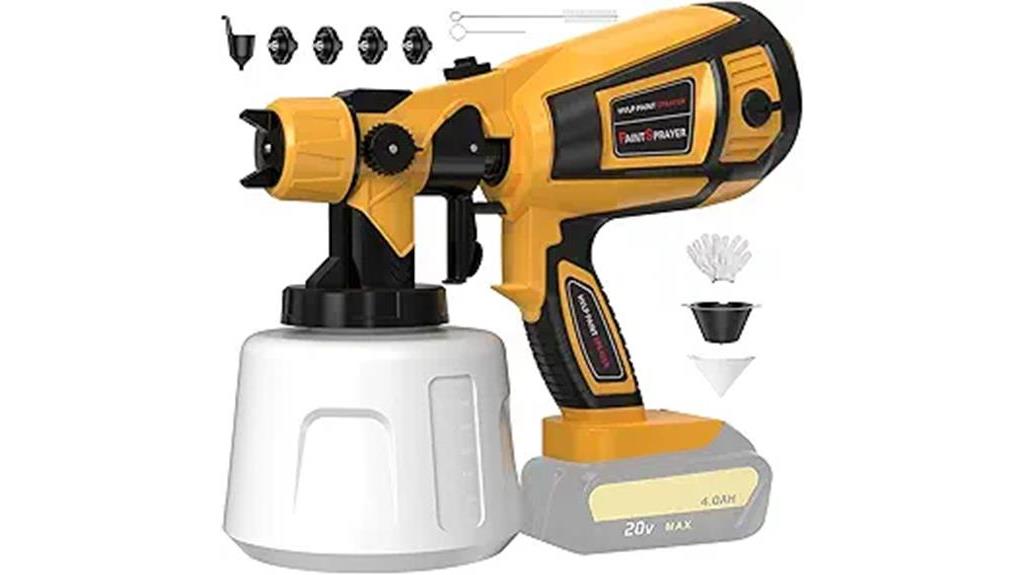 cordless dewalt paint sprayer