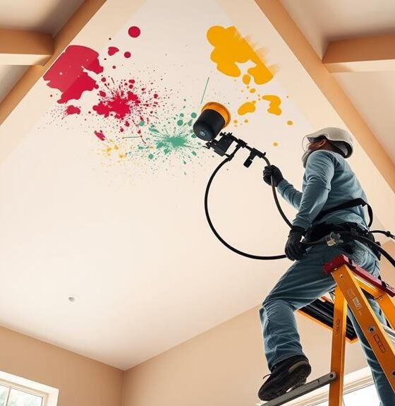 vaulted ceiling painting tips