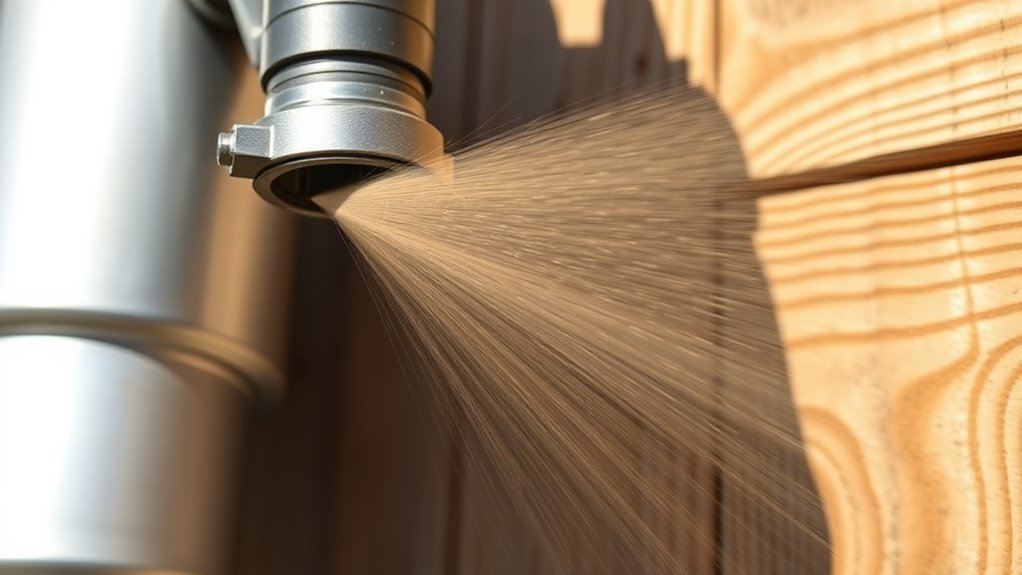 adjust pressure for optimal spray