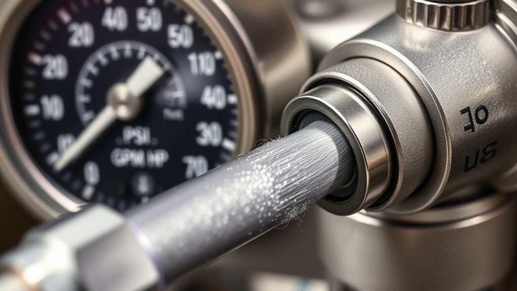 adjust psi for optimal finish