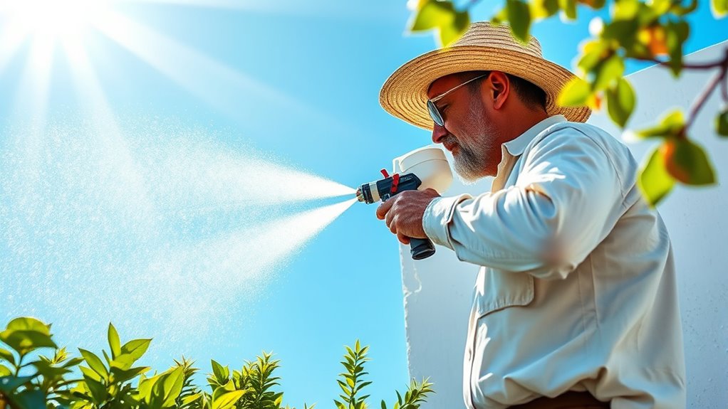 adjust spray cool surface