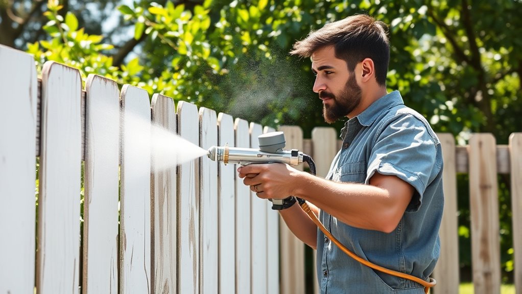 adjust spray equipment properly