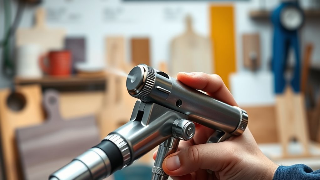 adjust spray flow precisely