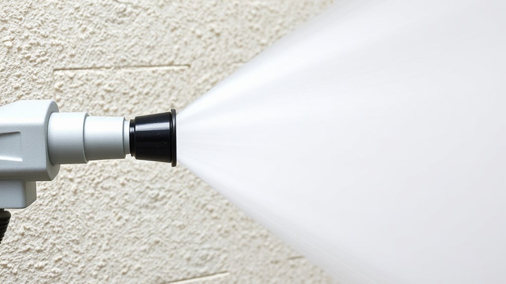 adjust spray tip for coverage