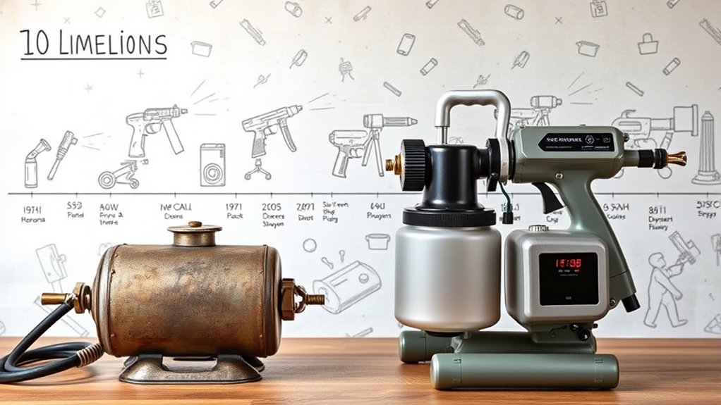 airless sprayer development history