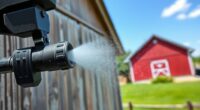 airless sprayer for exterior structures