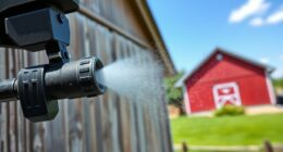 airless sprayer for exterior structures