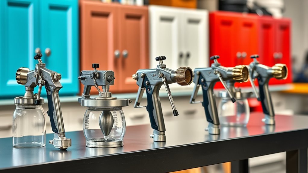 cabinet paint sprayer factors