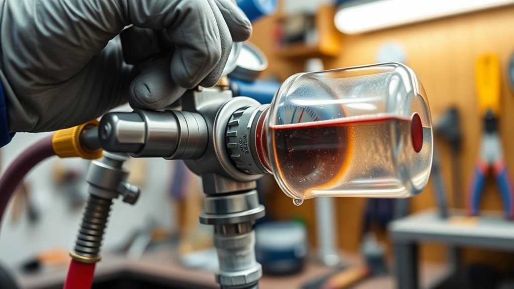 check pump and fluid supply