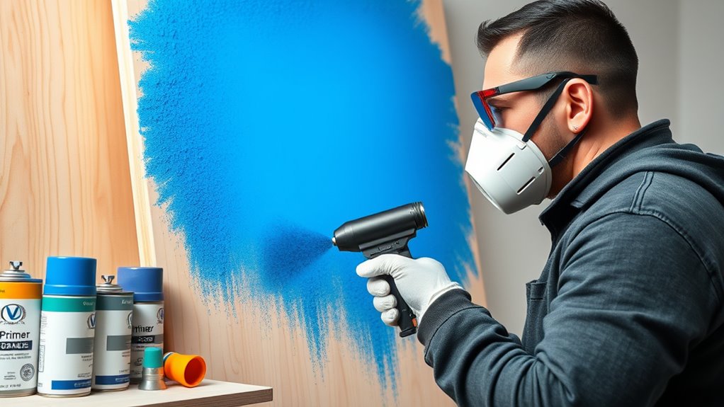 choose appropriate spray equipment