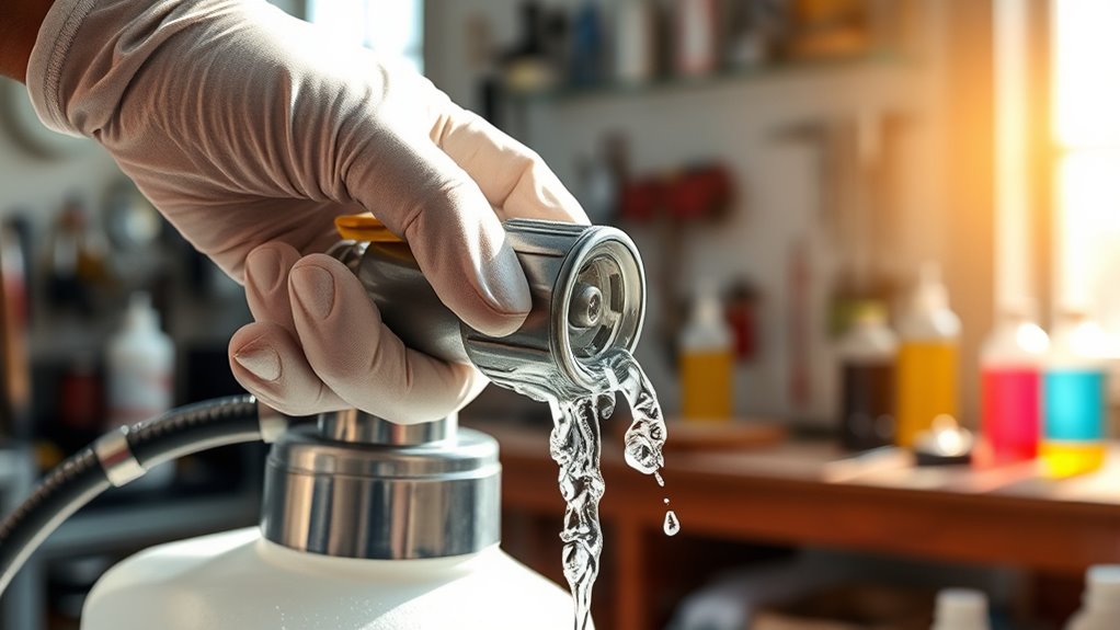 choose compatible cleaning solvents