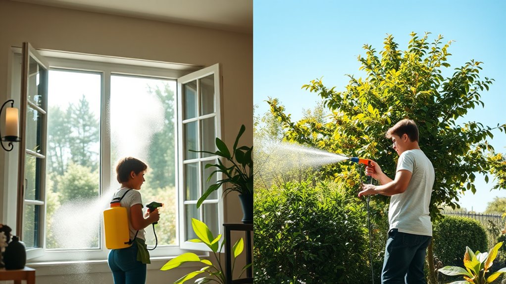 choose optimal spraying conditions
