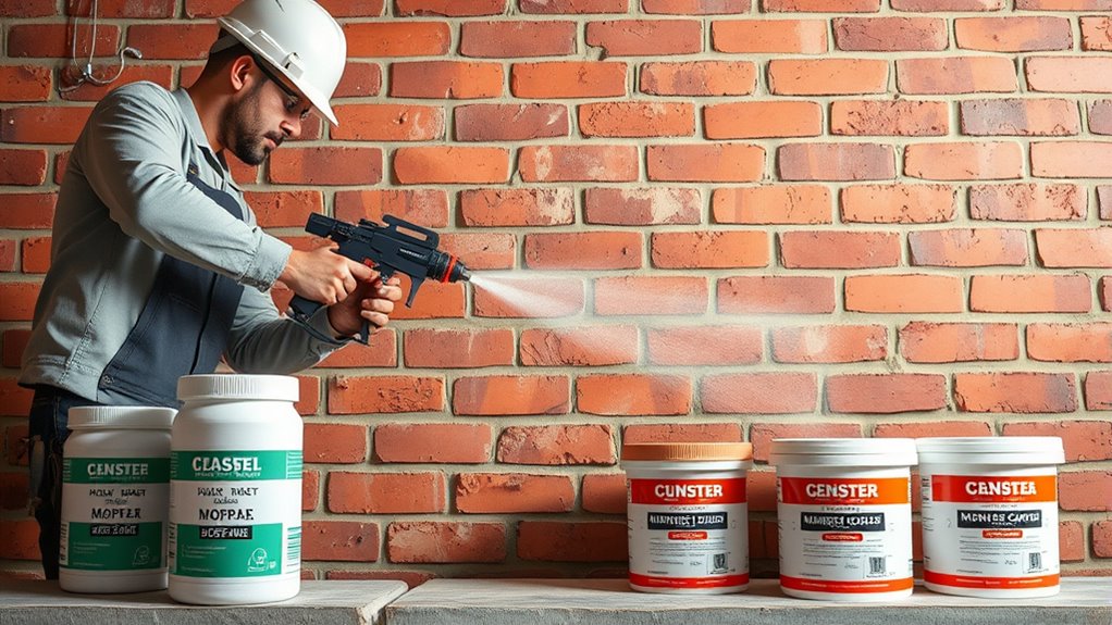 choose proper masonry spray equipment