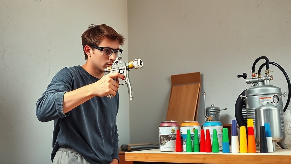 choose proper spray equipment