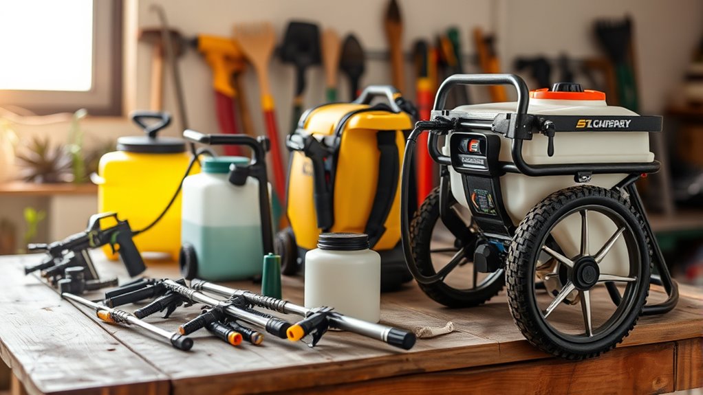 choose versatile adjustable sprayer