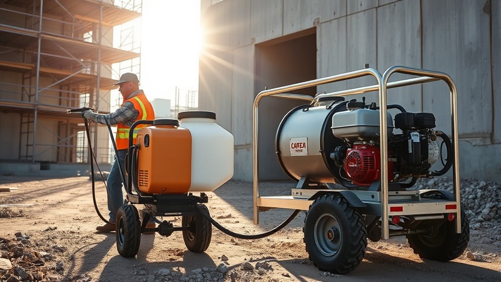 choosing appropriate sprayer power