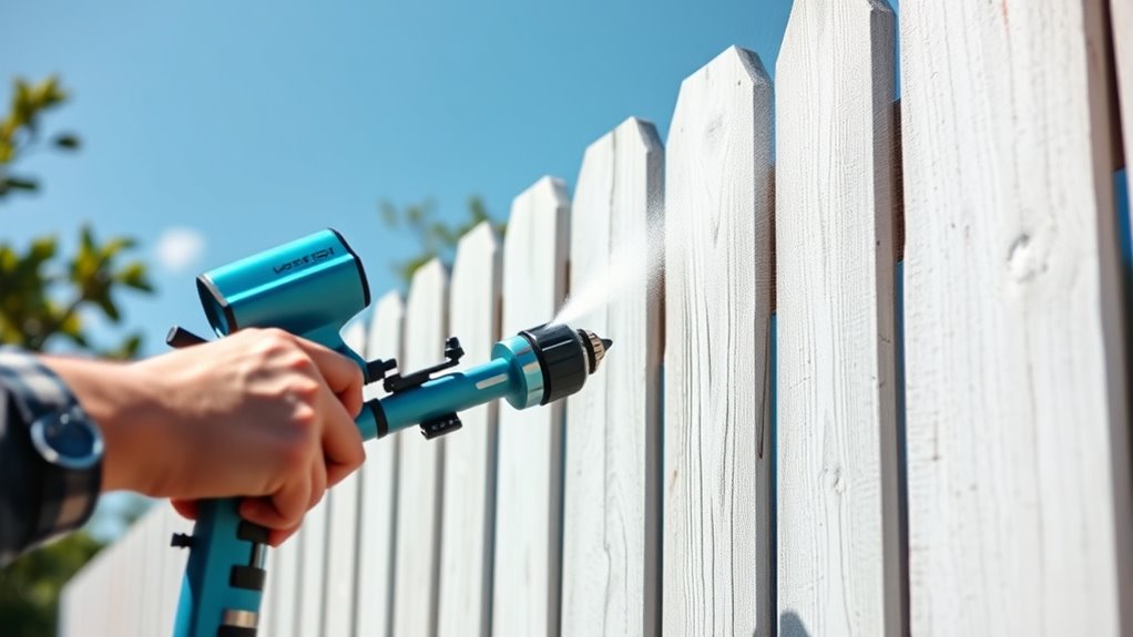 choosing fence sprayer features