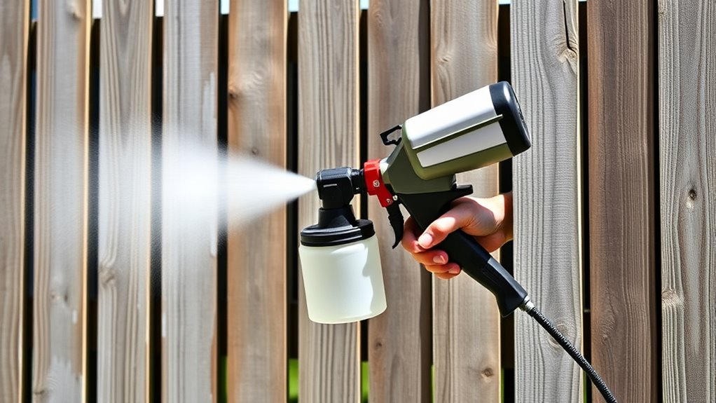 choosing the right fence sprayer
