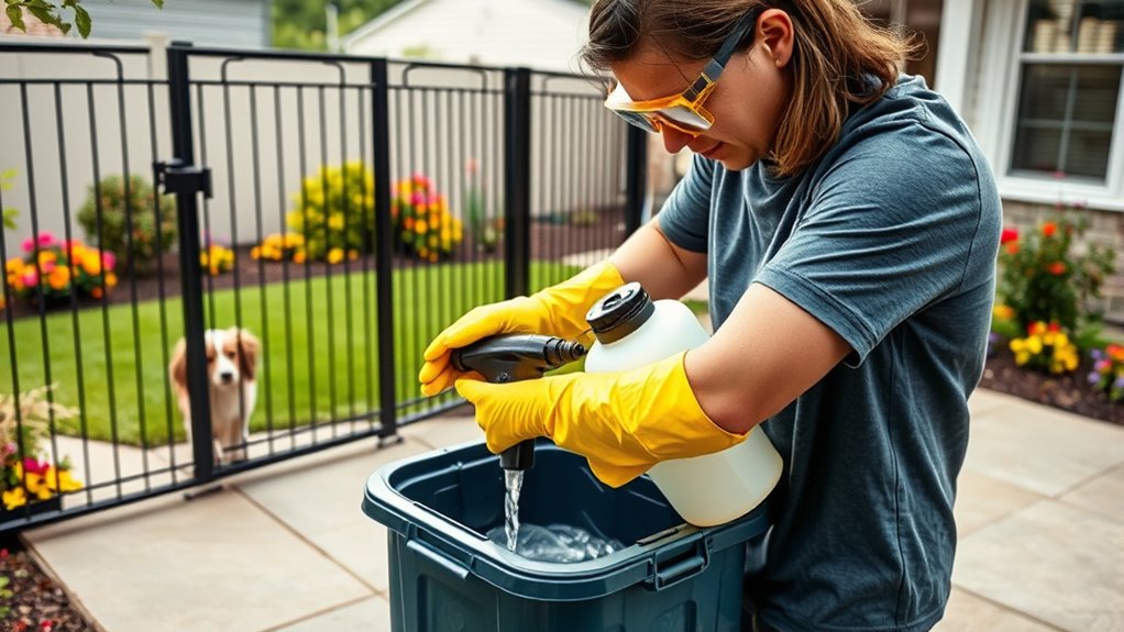 clean maintain dispose store