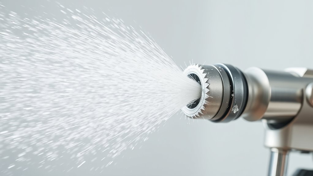 clean spray nozzle regularly