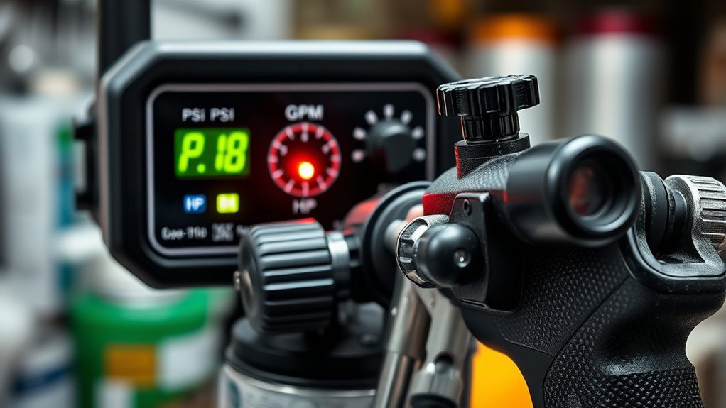 compare sprayer performance specifications