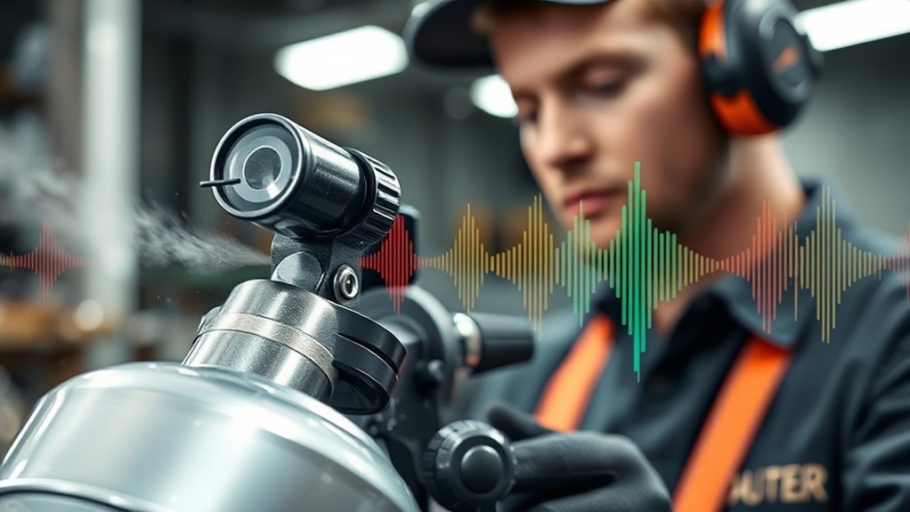 comparing sprayer noise levels