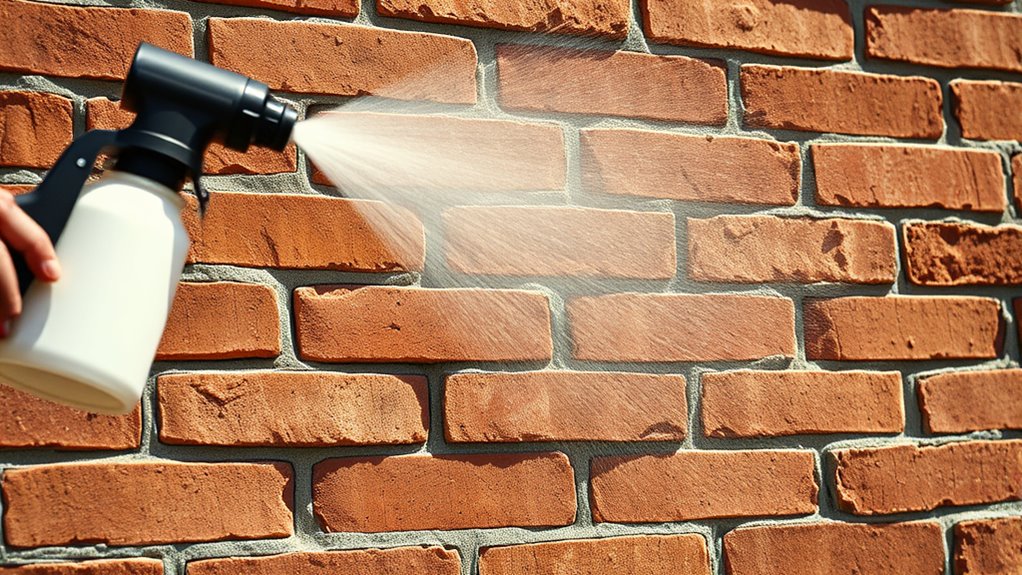 consistent careful spray application