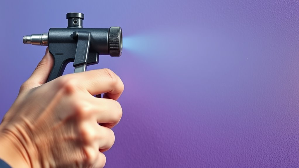 consistent controlled spray technique