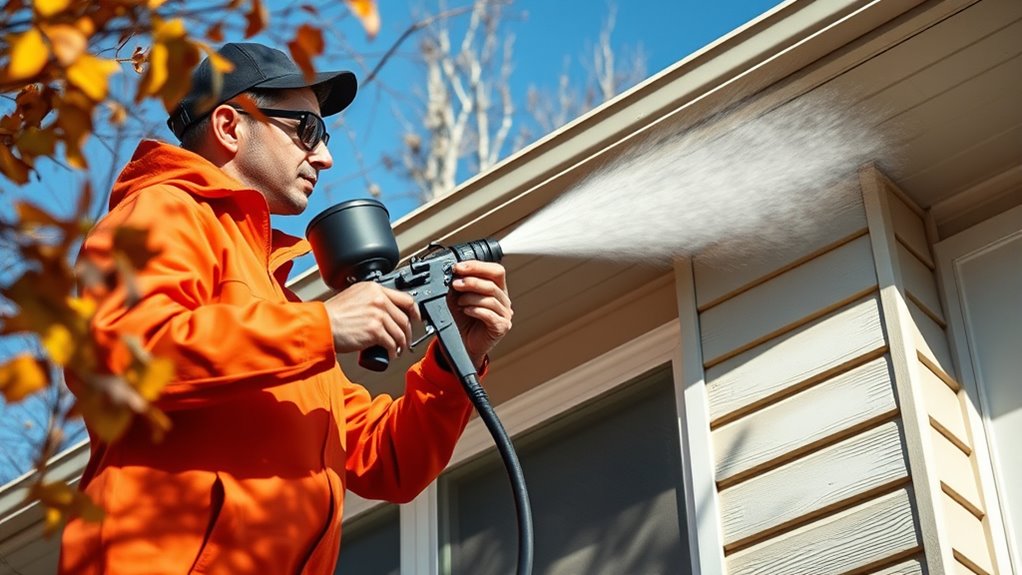consistent controlled spraying technique