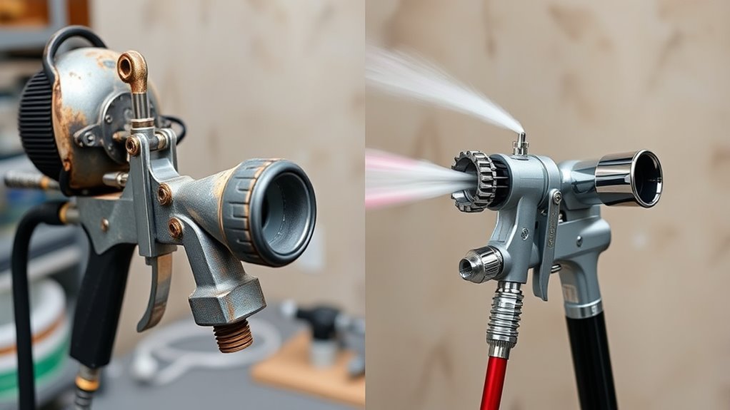 consistent spray pattern quality
