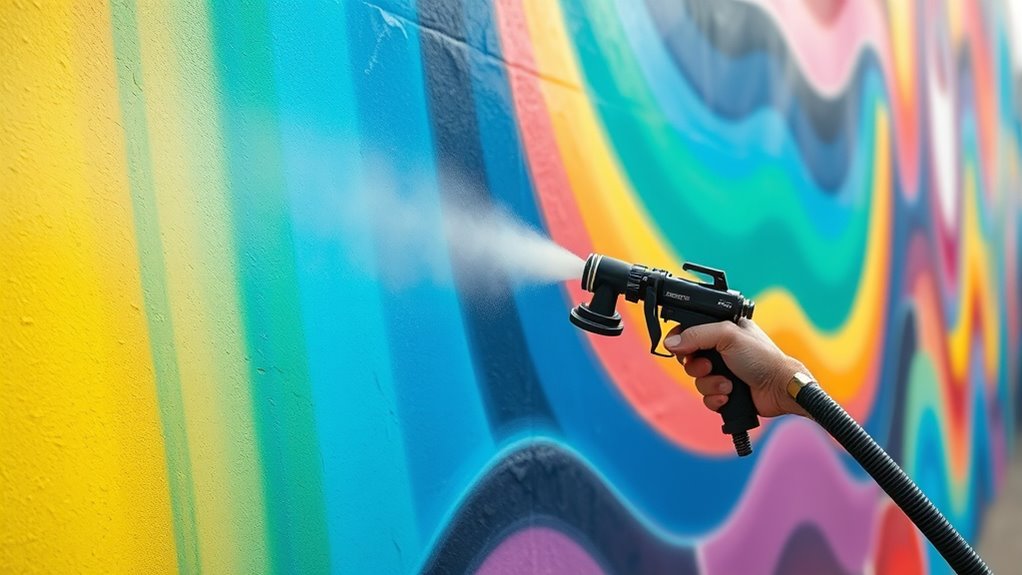 consistent steady spray technique
