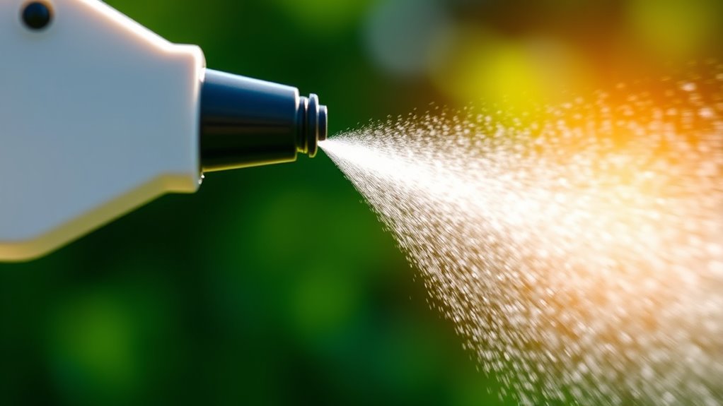 control spray speed and techniques