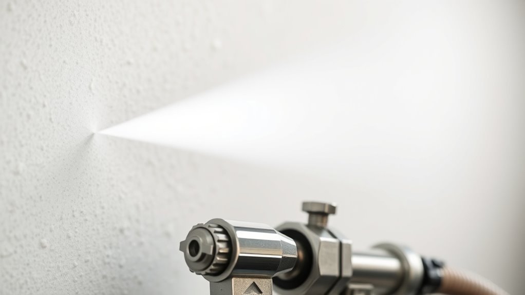 controlled adjustable spray pattern