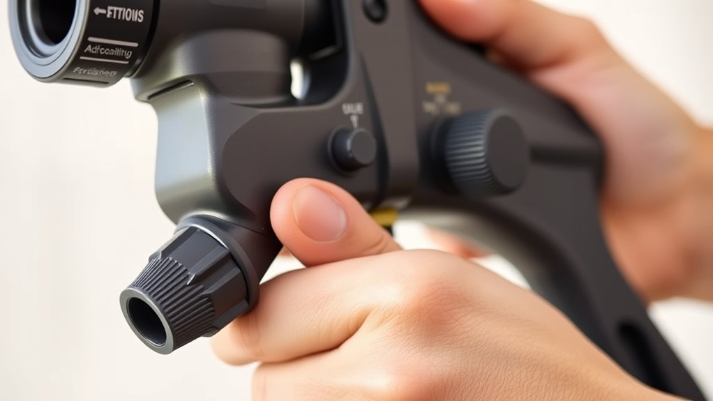 customizable spray control features