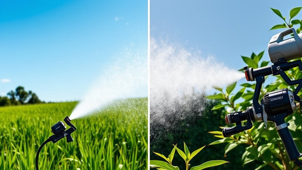 eco friendly low impact spraying