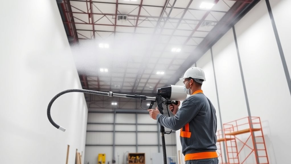 efficient precise commercial spraying