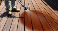 effortless even deck staining
