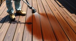 effortless even deck staining