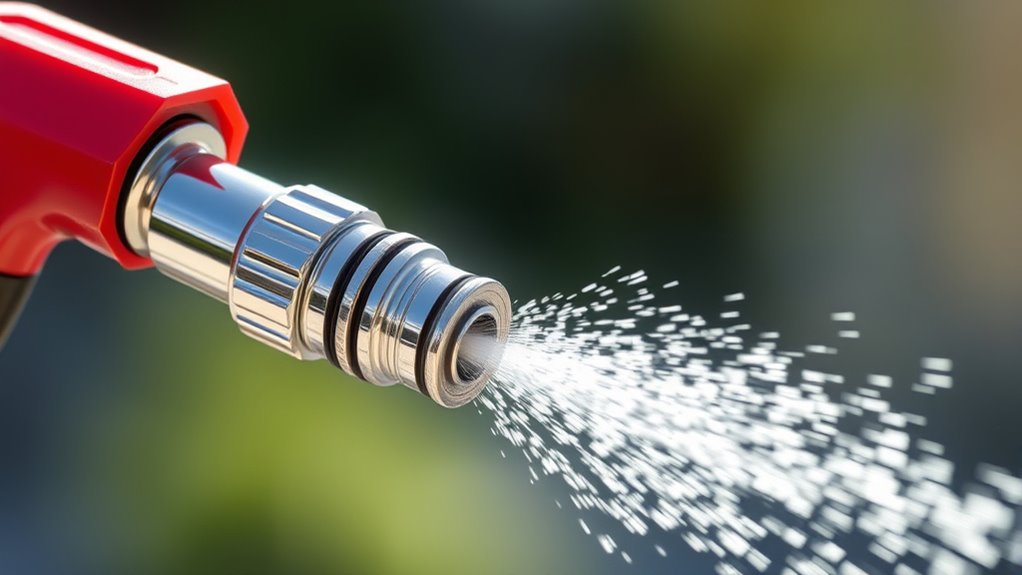 enhanced spraying hose performance