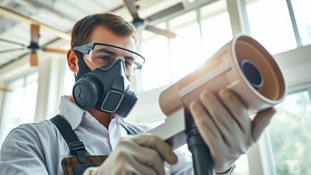 ensure safe paint ventilation