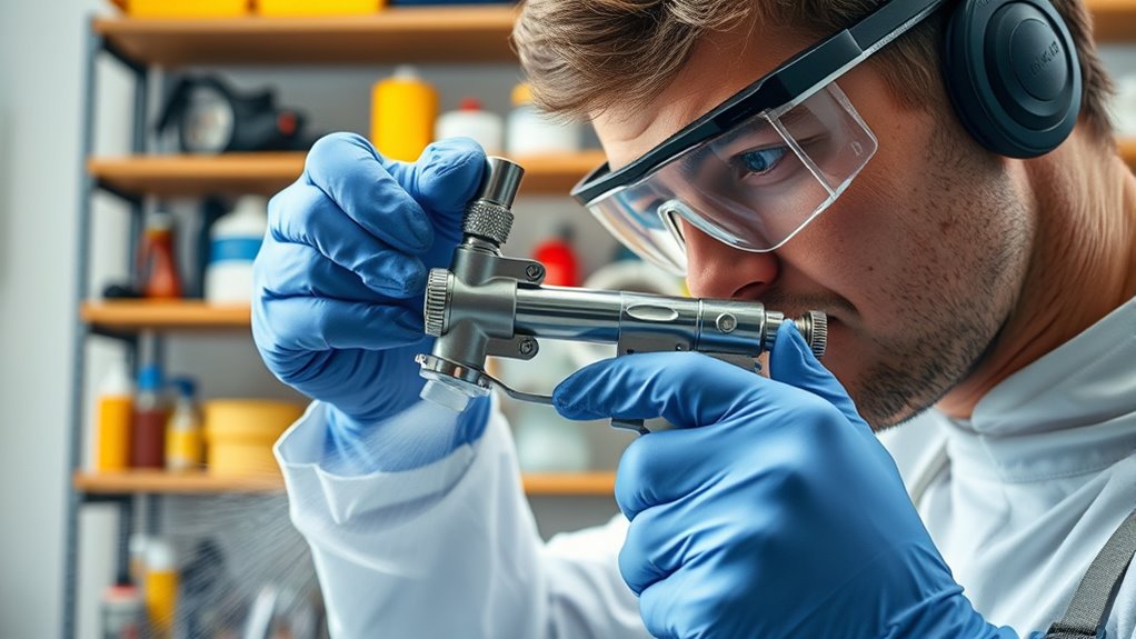 equipment maintenance reduces overspray