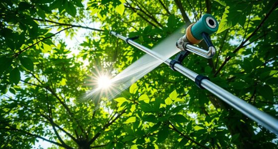 extension poles for spraying