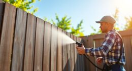 fast fence painting technique