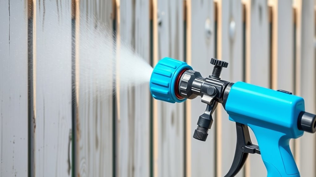 fence paint sprayer considerations