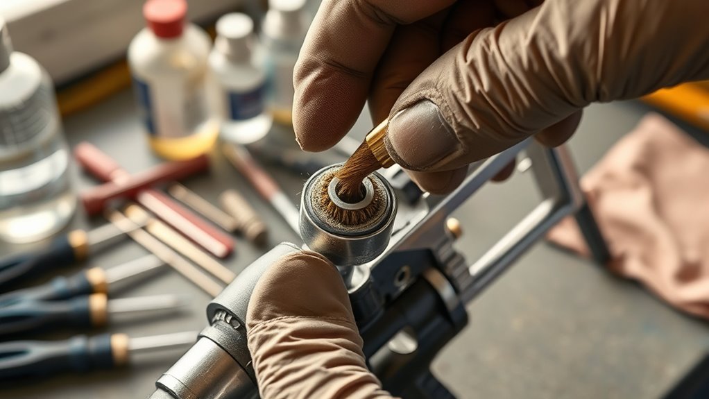 gather tools for cleaning