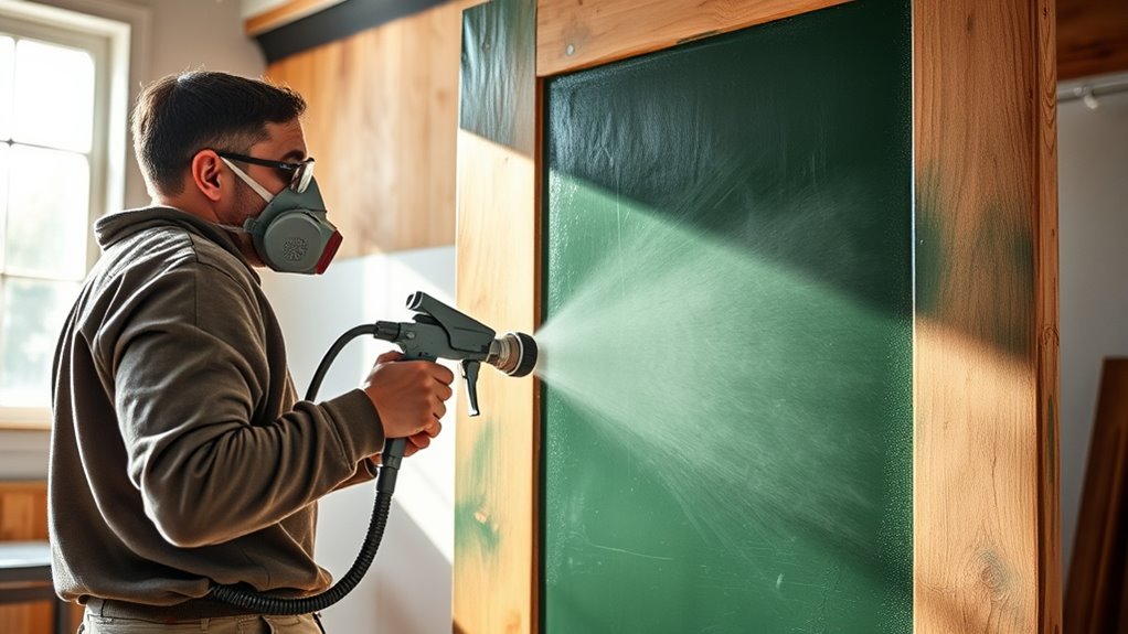 heavy paint spray control